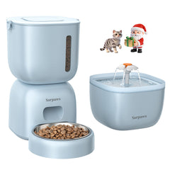 Sarpaws FW1 automatic feeder closeup shows precise portion control for scheduled meals.