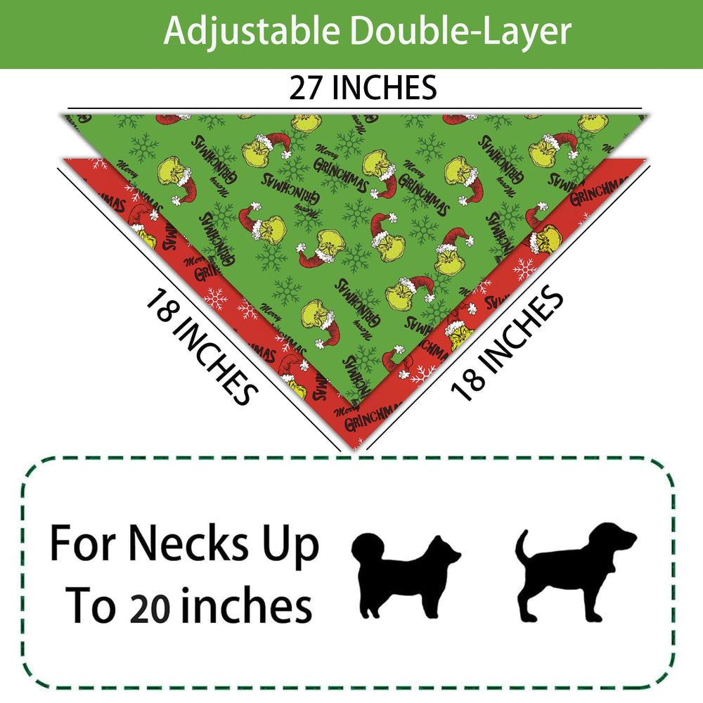 Sarybei Christmas dog bandana ideal for family outings and events