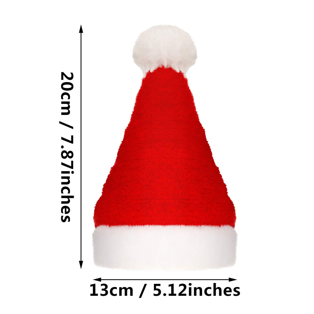SATINIOR red Christmas pet costume hats for cute holiday outfits