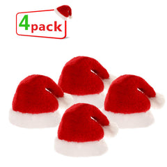 SATINIOR dog Santa hat with adjustable chin strap for secure wear