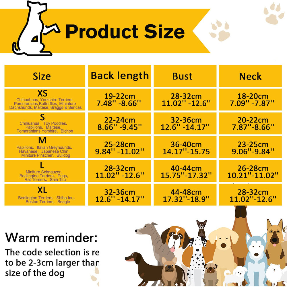 SATINIOR dog shirt cartoon pattern 2 keeps small dogs cool while playing outdoors.