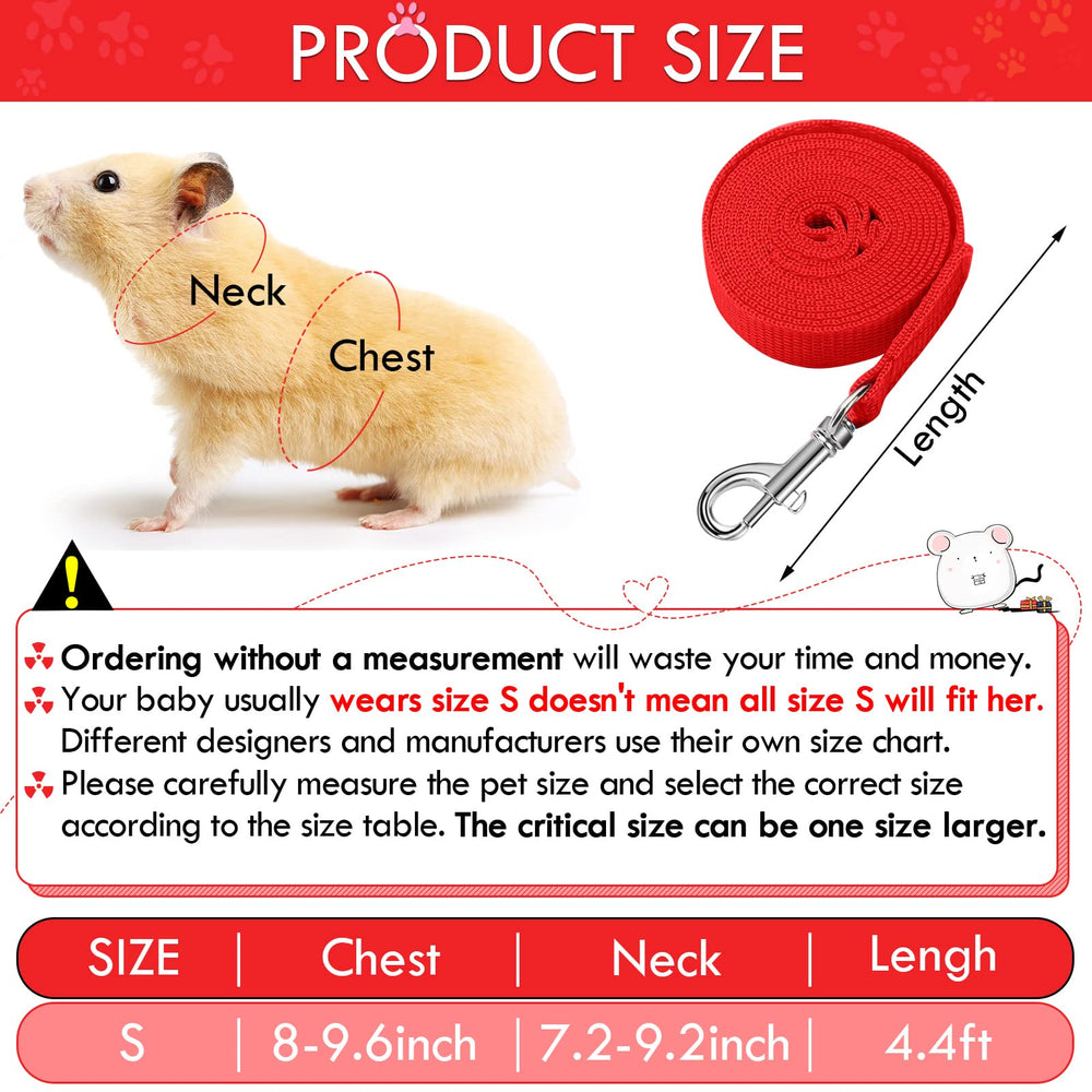 SATINIOR guinea pig harness worn on pet demonstrates easy setup and quick fitting.