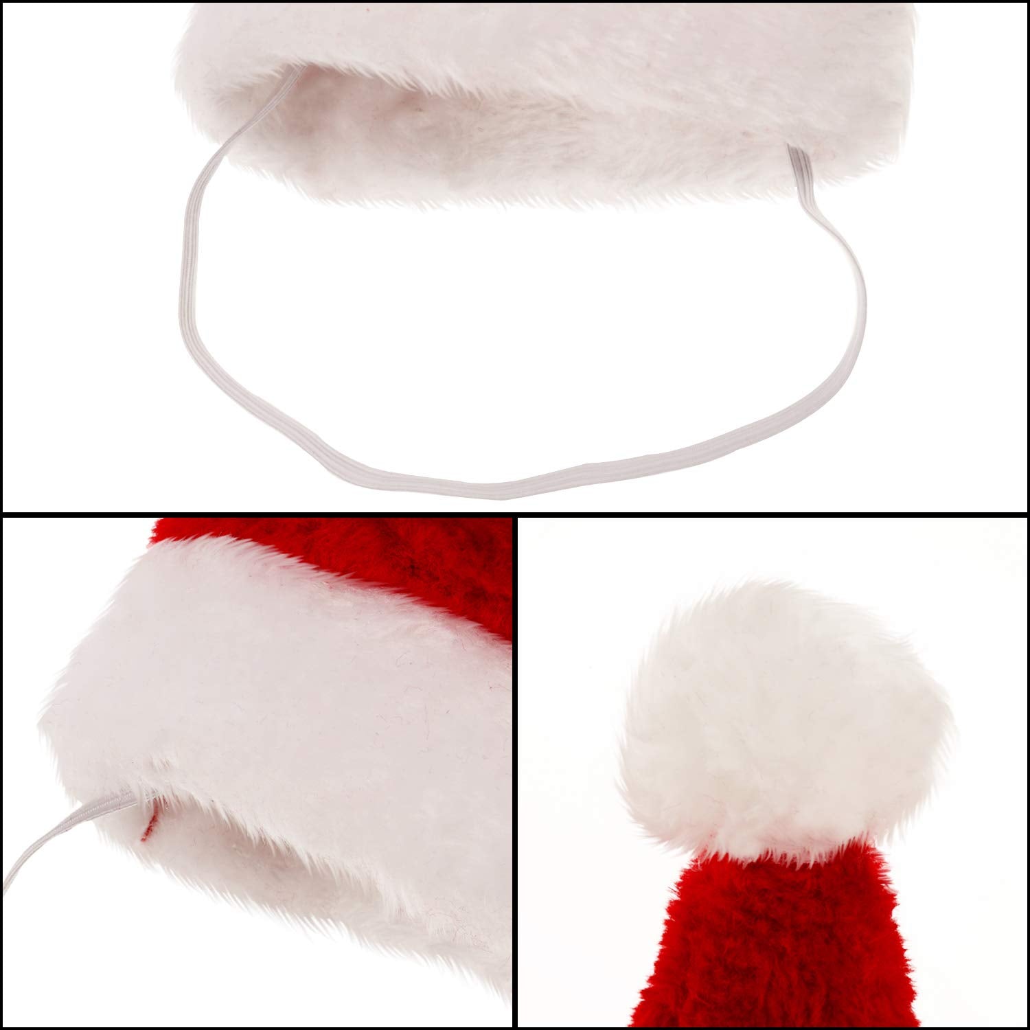SATINIOR plush pet hat set doubles as holiday photo props