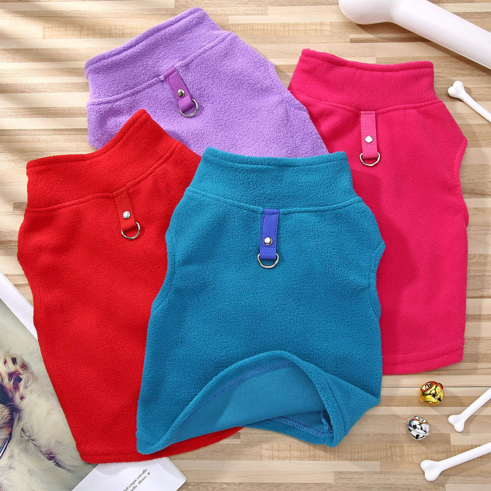 SATINIOR warm knit dog sweater for cold days