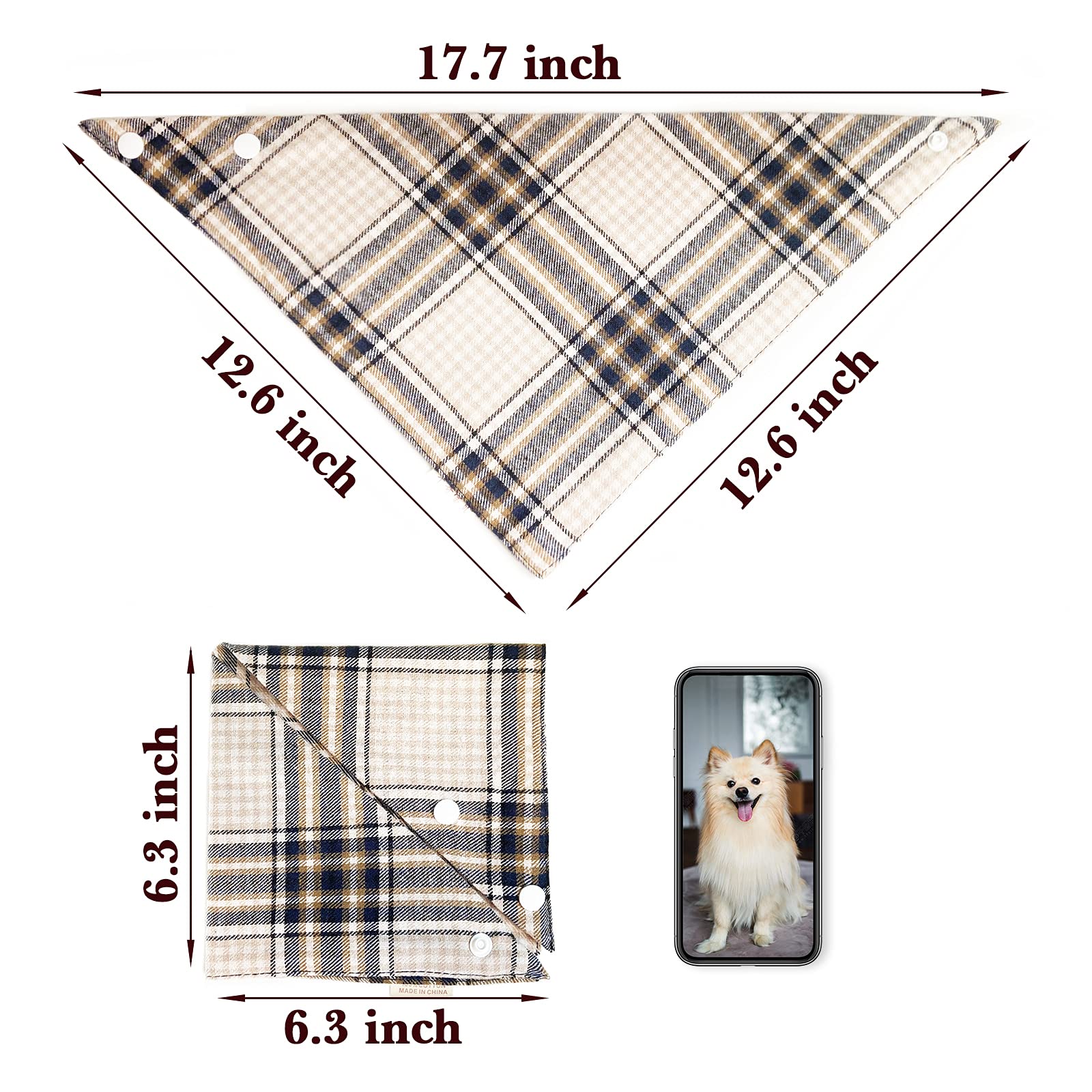 Savier dual layer cotton bandana offers breathable comfort and warmth