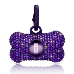SAVORI bone-shape purple poop bag holder with a tidy, accessible design.