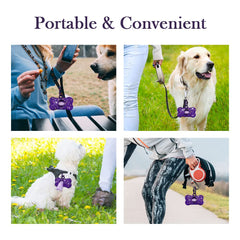 SAVORI crystal sparkle dispenser in purple catching light on walks.