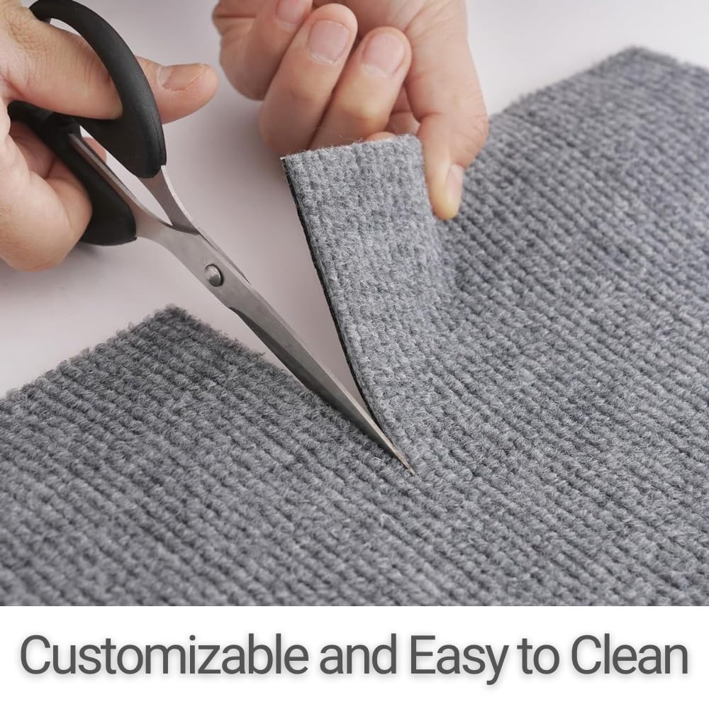 SAVUK mat installed along sofa edge shows easy installation process.