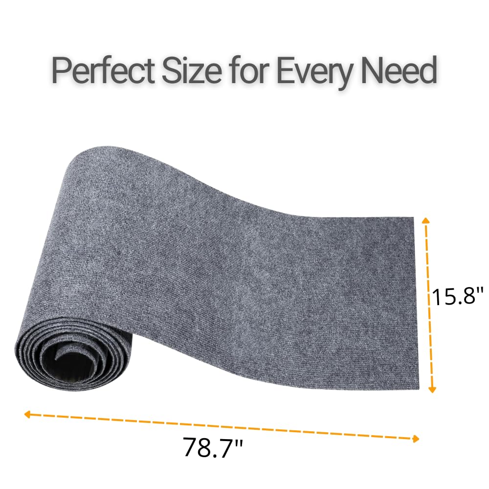 SAVUK cat scratching mat in grey blends with home decor and style.