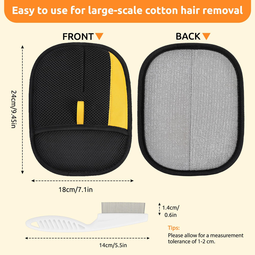 SAWMONG bonus flea comb in-pack—careful detangling and grooming prep
