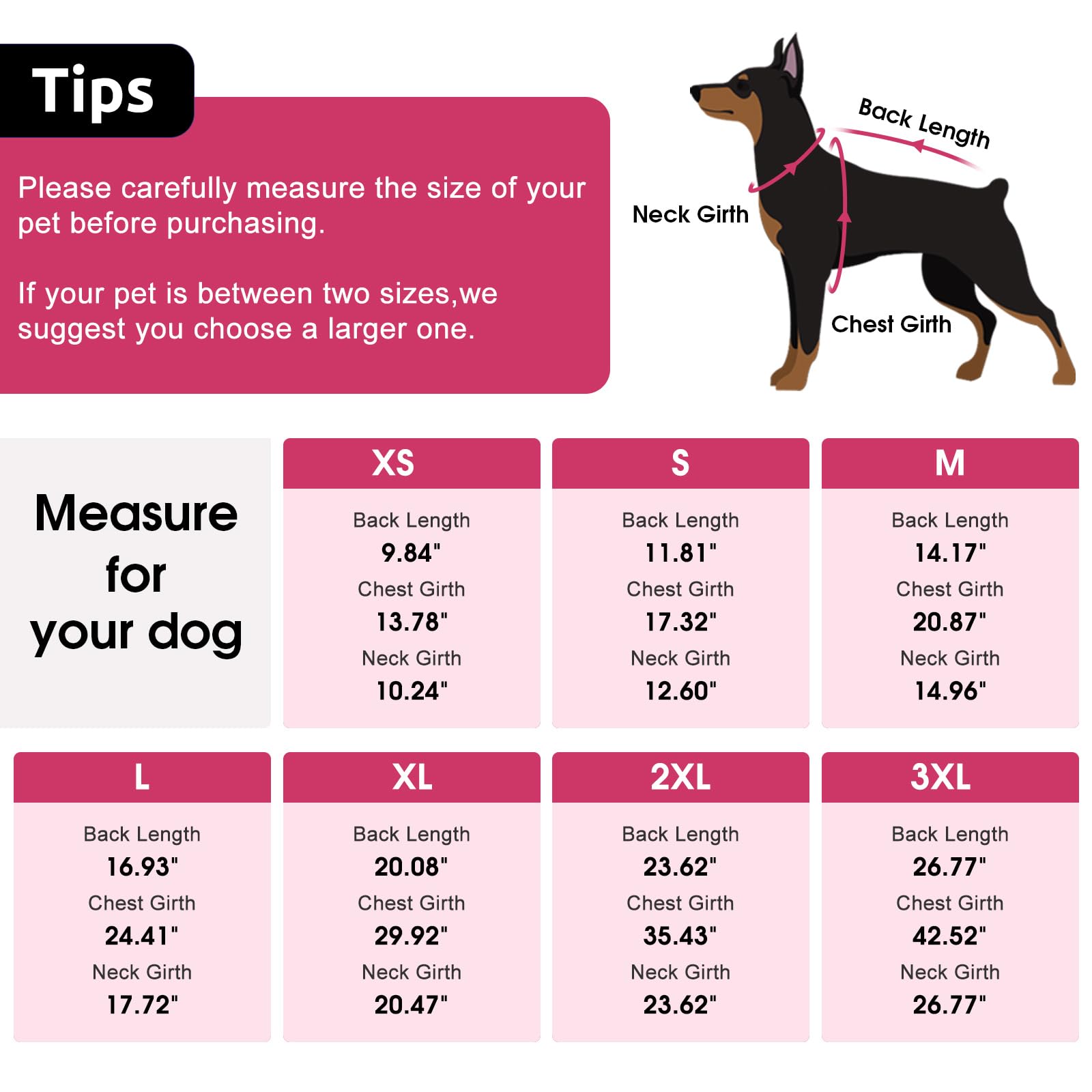 SAWMONG dog coat back harness with leash holes for outdoor walks