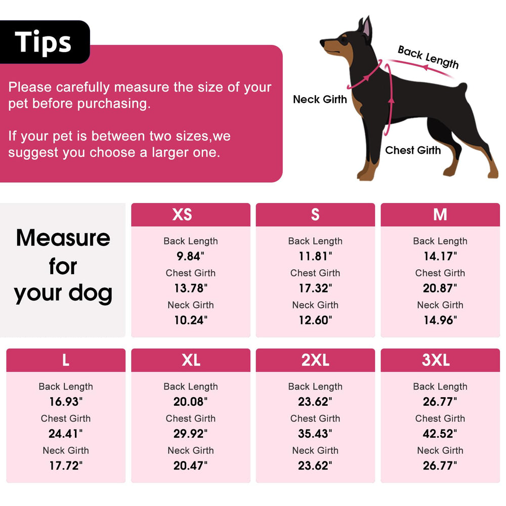 SAWMONG dog coat back harness with leash holes for outdoor walks
