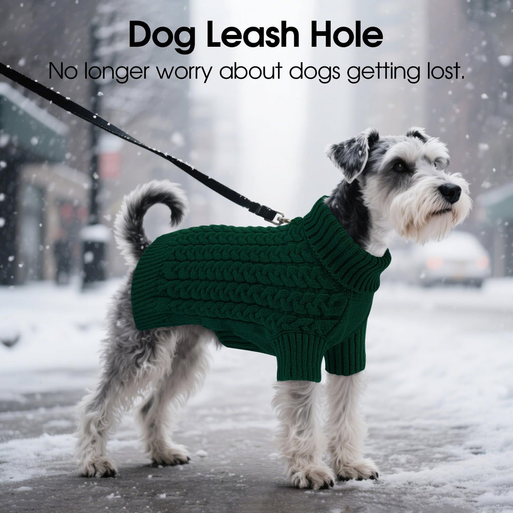 SAWMONG Dog Sweater khaki design complements small to large breeds during daily activities