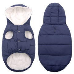 SAWMONG fleece hoodie blue side view highlights flexible fit for active outdoor use