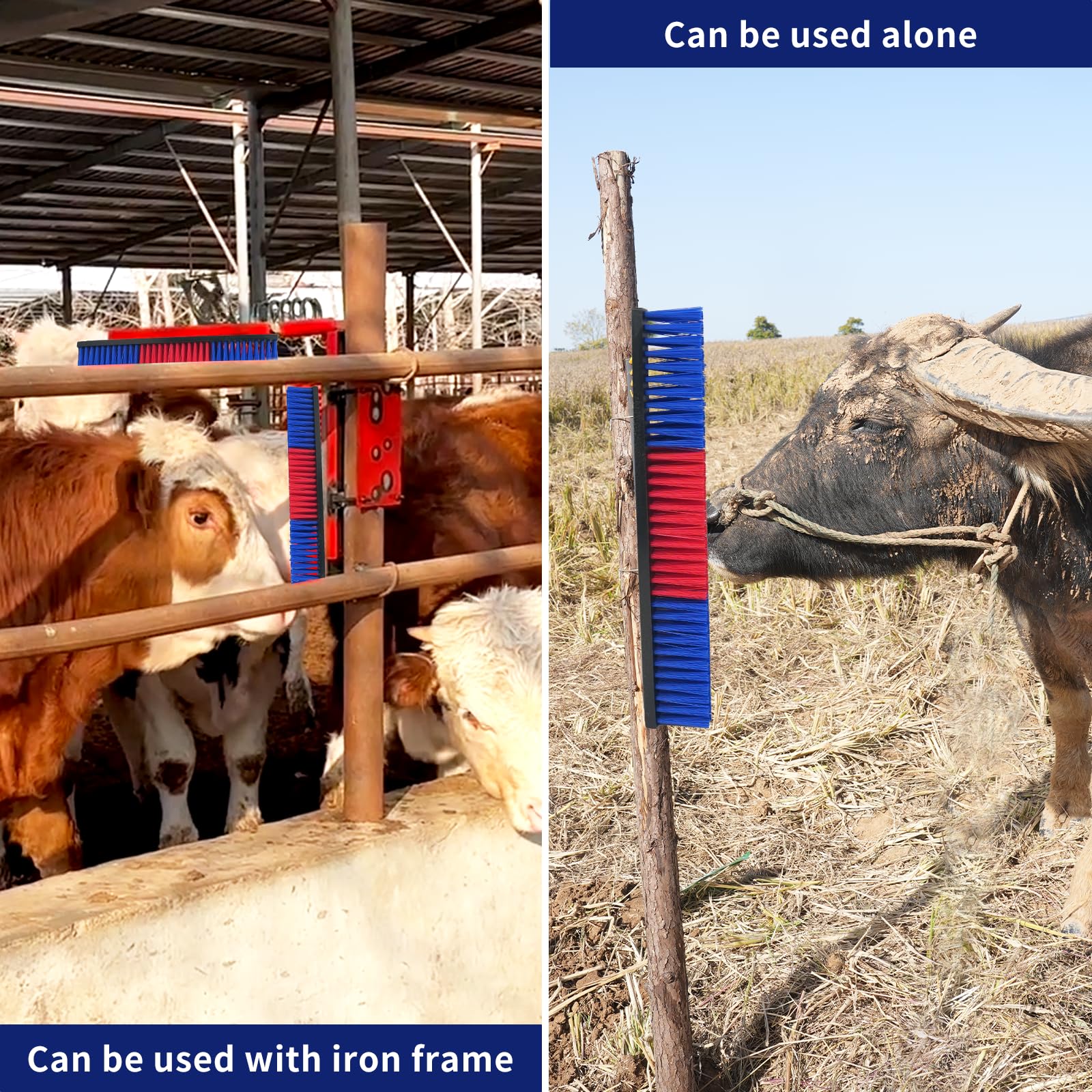 Sayutie safe-design brush blue helps protect fences and equipment