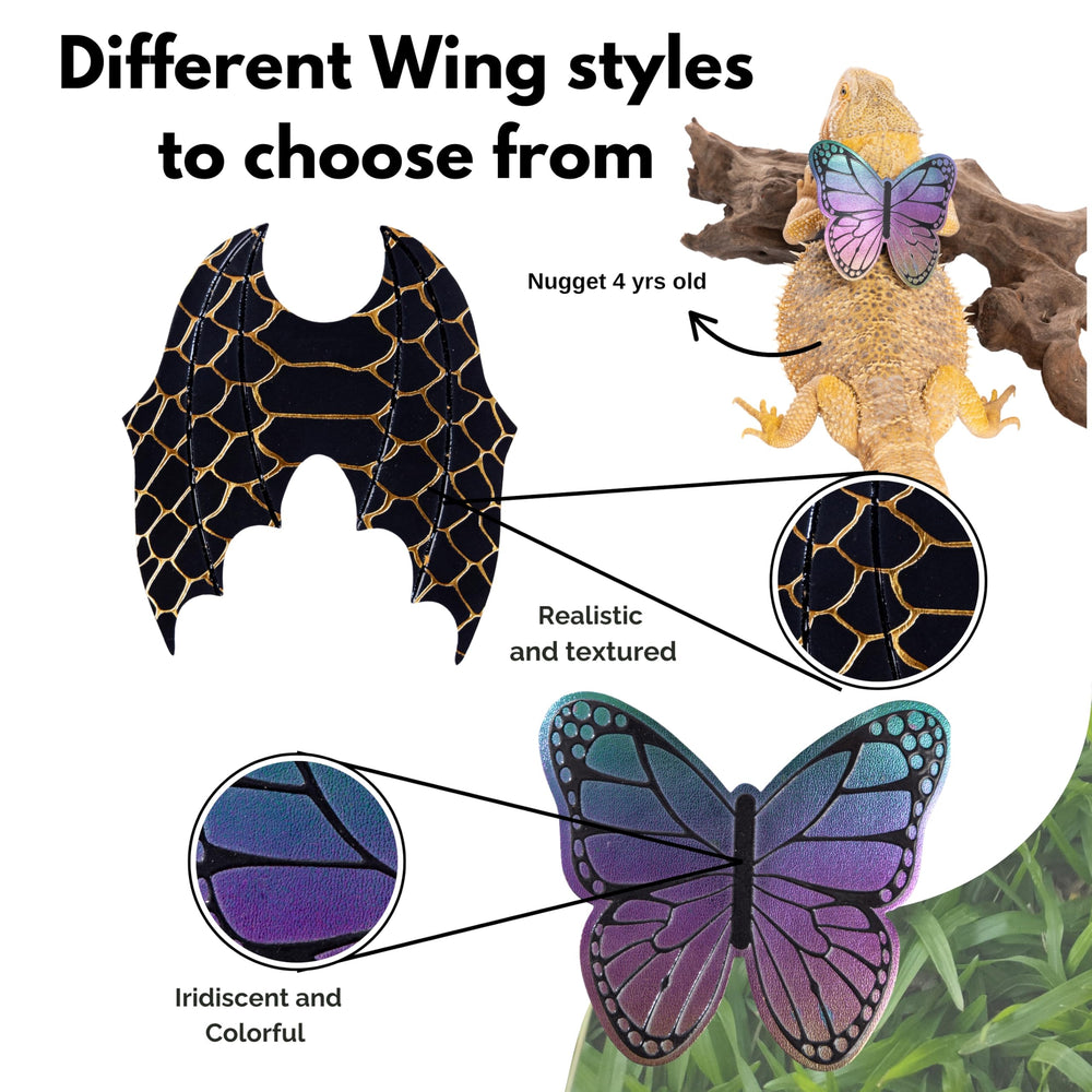 Scaly Pet leopard-gecko-harness compatible design fits small reptiles securely.