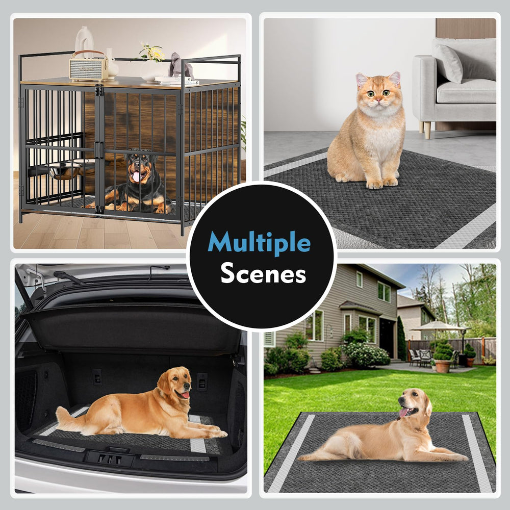 SCLOSE Charcoal Pads leak-proof bottom with anti-slip backing.