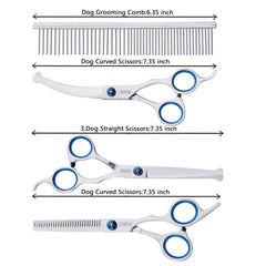 SCEDREAM curved grooming scissors for sculpting fur along curves and contours.