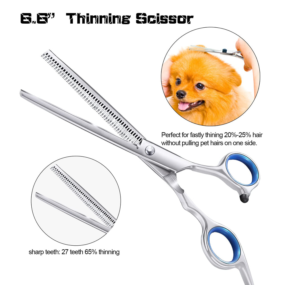 SCEDREAM round-tip scissors promote safe grooming around sensitive areas.