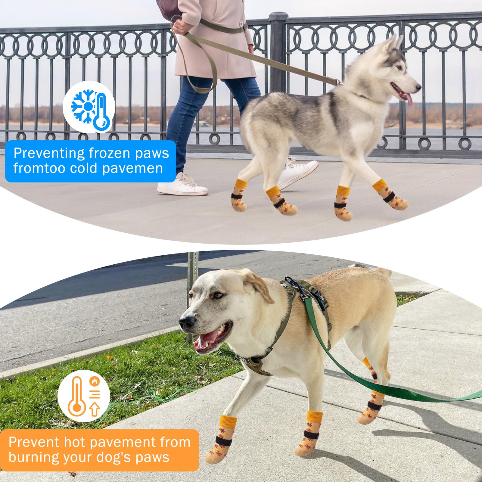SCENEREAL breathable fabric keeps paws warm in cold months.