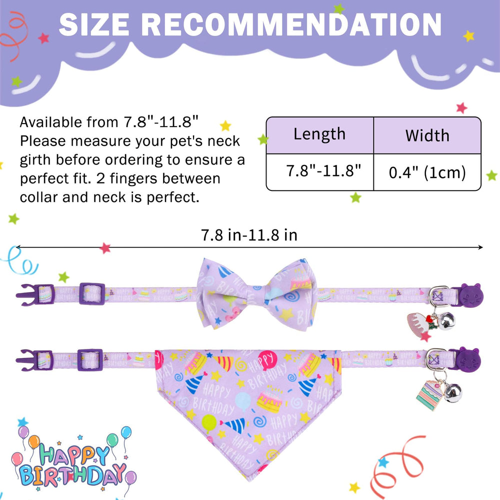 SCENEREAL cat bandana collar breakaway-safety-feature demonstrates safer wear during play.