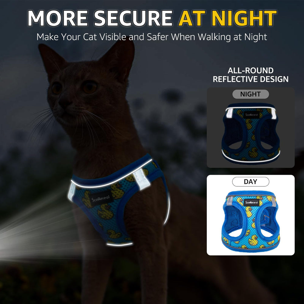 SCENEREAL adjustable harness with Velcro and buckles for secure fit