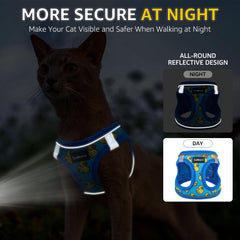 SCENEREAL adjustable harness with Velcro and buckles for secure fit