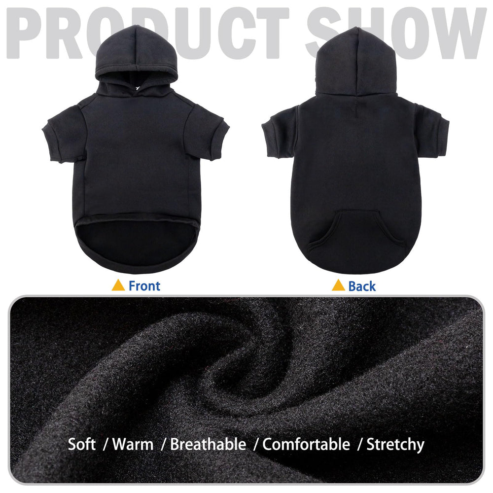SCENEREAL dog hoodie ideal for daily winter outings.