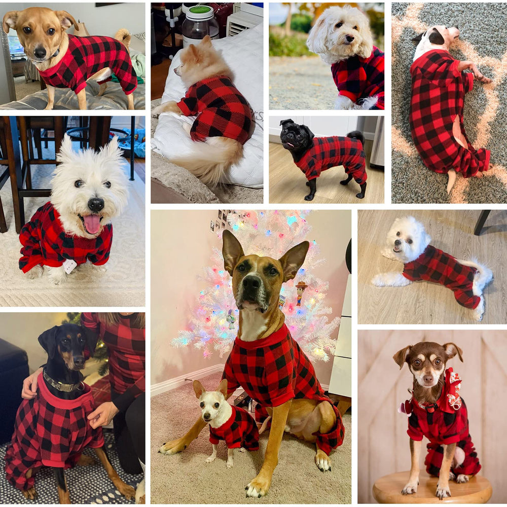 SCENEREAL Dog Pajamas with elastic waist offer a secure, comfortable fit.