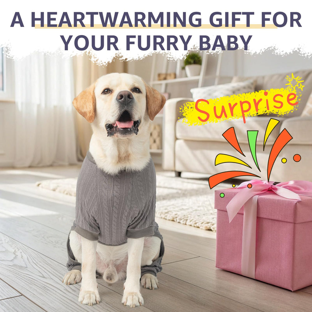 SCENEREAL dog pajamas grey all-season wear supports year-round comfort.
