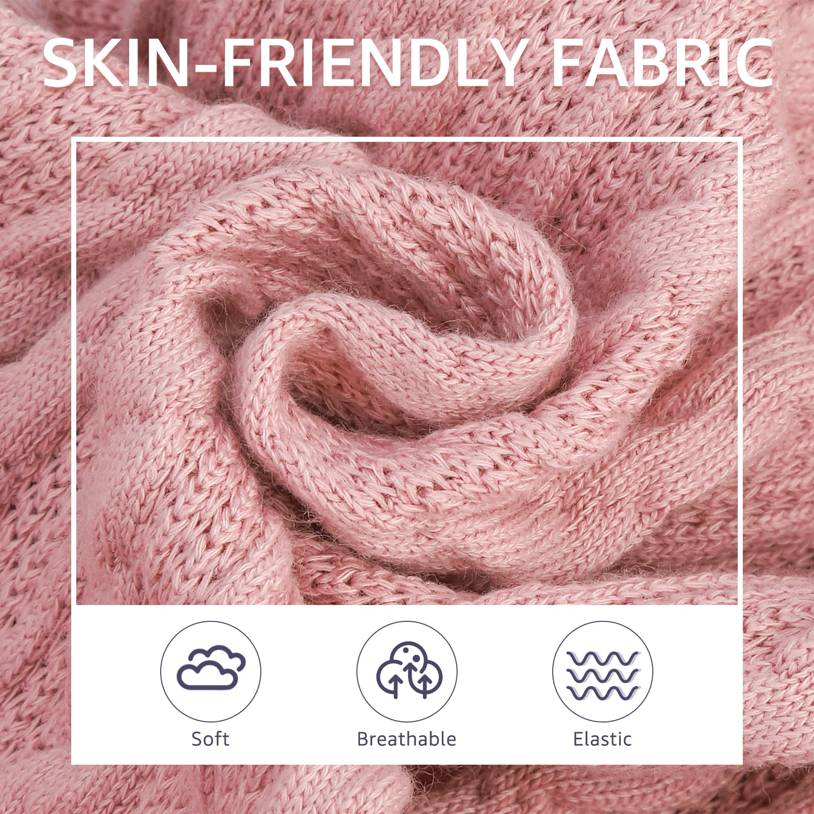 SCENEREAL dog pajamas pink knit close-up highlighting soft fabric and texture.