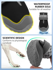 SCENEREAL dog shoes breathable uppers demonstrate cooler paws on hot pavement during summer walks