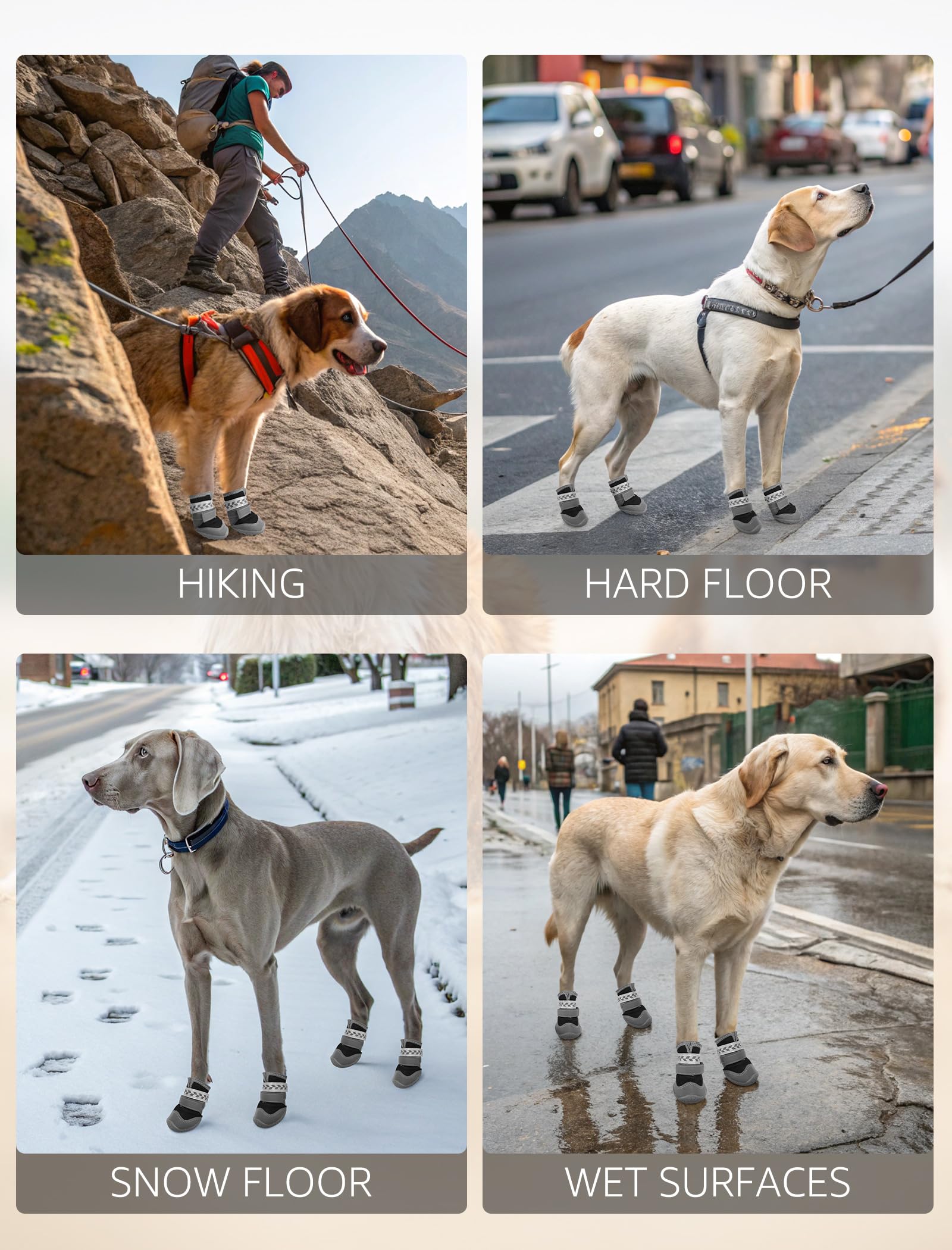 SCENEREAL reflective bands improve night visibility during dog walks