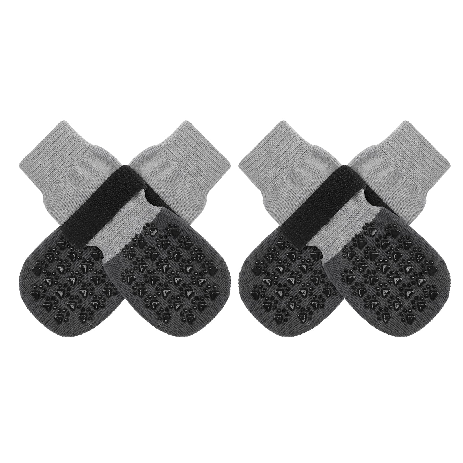 SCENEREAL dog socks anti-slip top view offer steady traction on hardwood floors