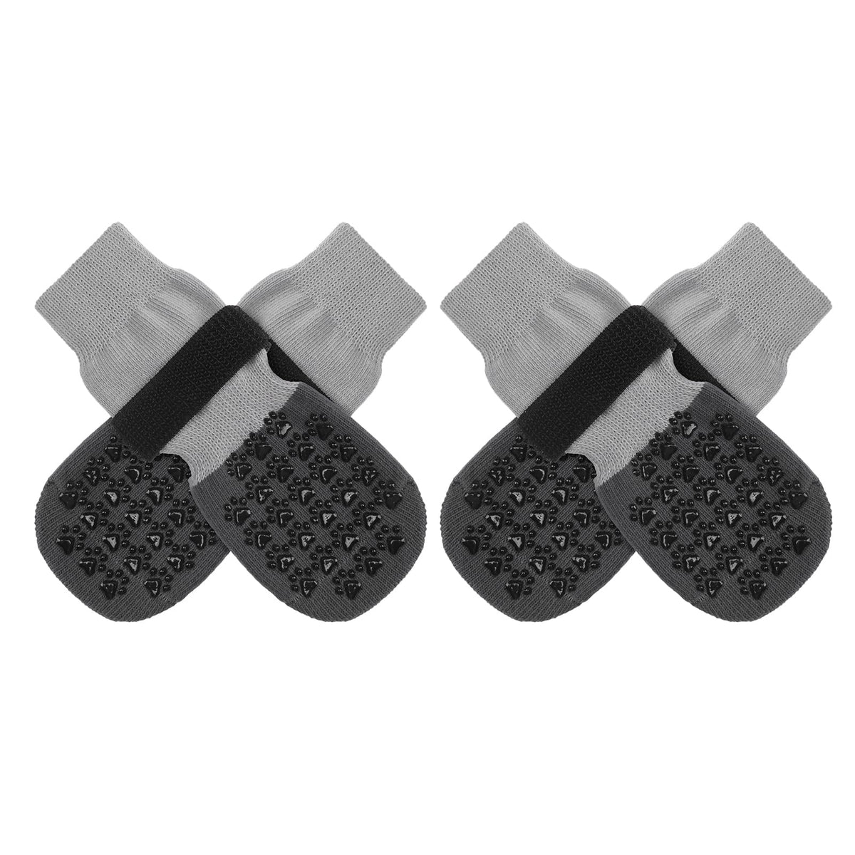 SCENEREAL dog socks anti-slip top view offer steady traction on hardwood floors