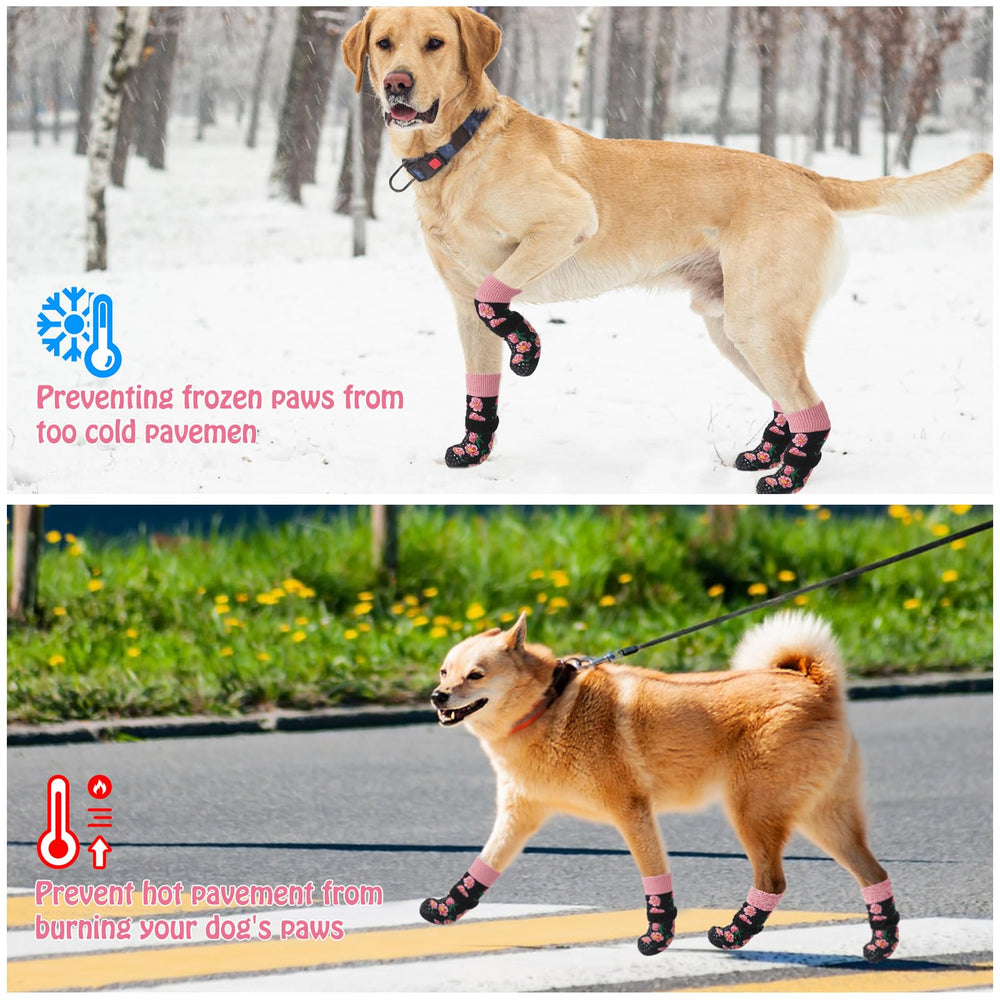 SCENEREAL size M fit with paw measurement guidance for a secure fit.