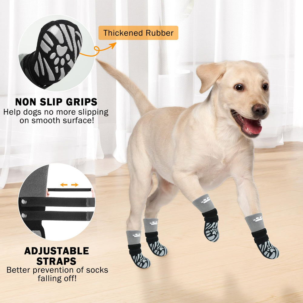 SCENEREAL dog socks XS lengthened design protects legs and stays secure