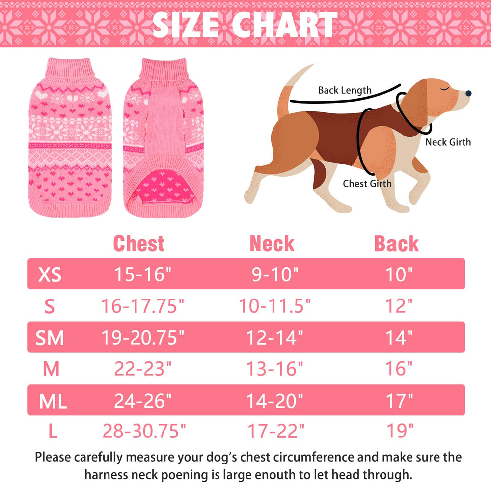 SCENEREAL knitted argyle pattern dog sweater with festive style for outings