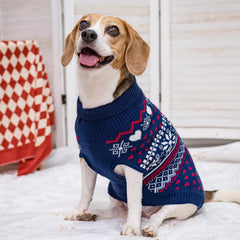 SCENEREAL dog sweater leash-hole-back enables easy leash access during outings