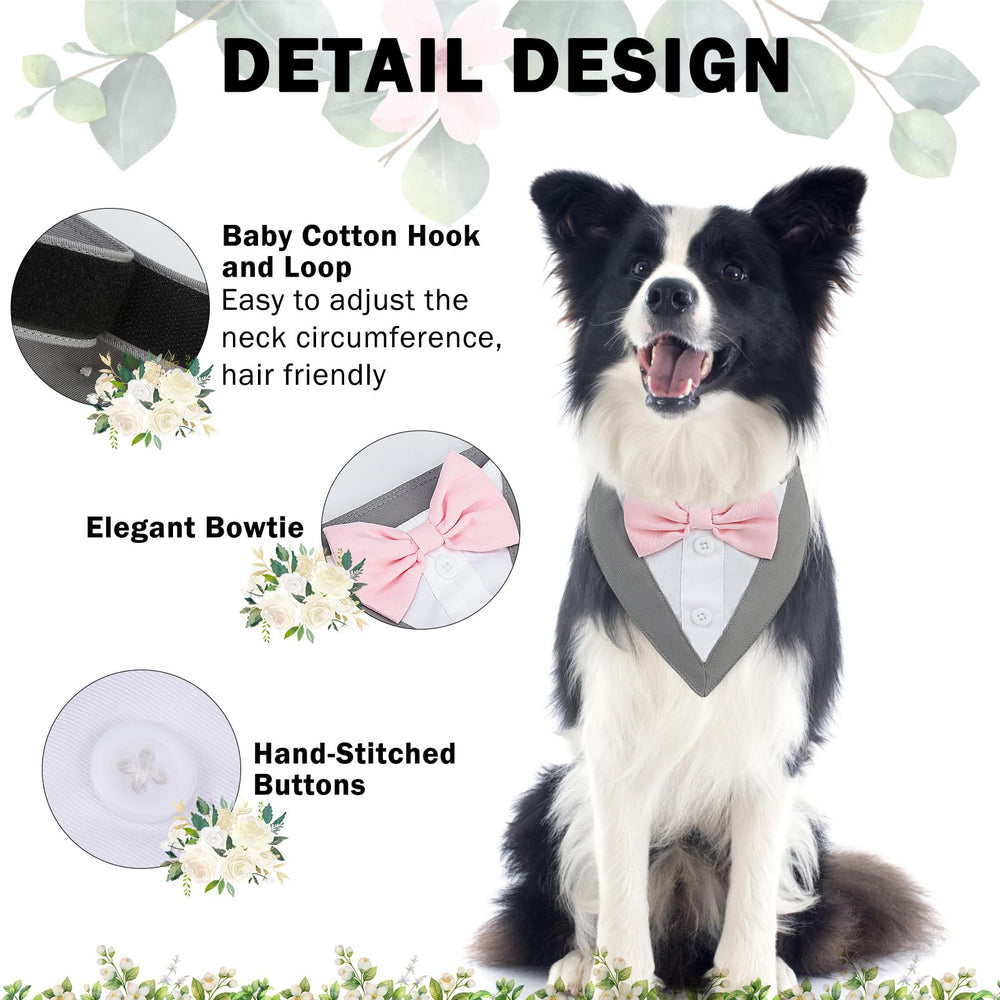 SCENEREAL dog tuxedo bandana photogenic photos and daily wear