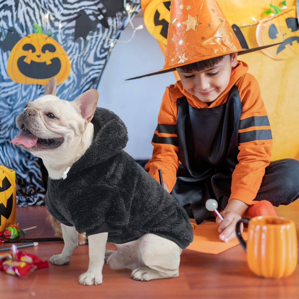 SCENEREAL fleece dog pullover design for easy outfit changes