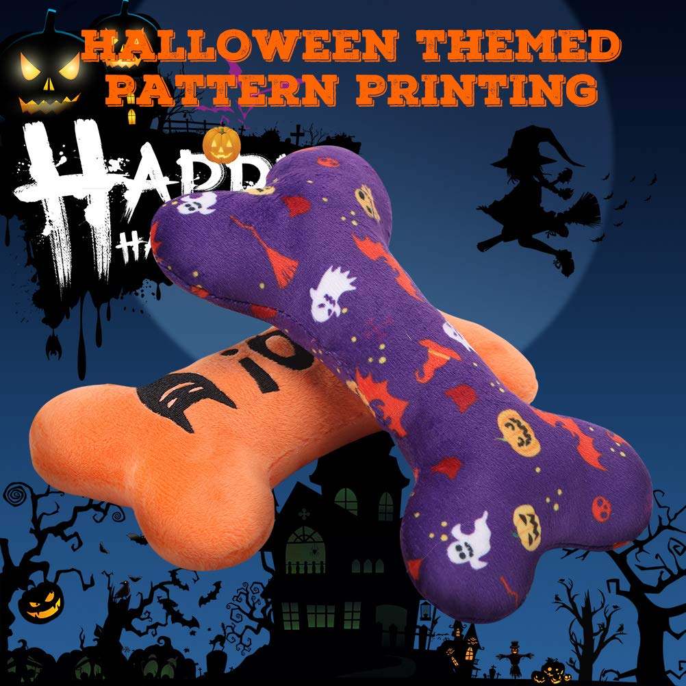SCENEREAL Halloween moon-print toy provides textured chewing for gum massage