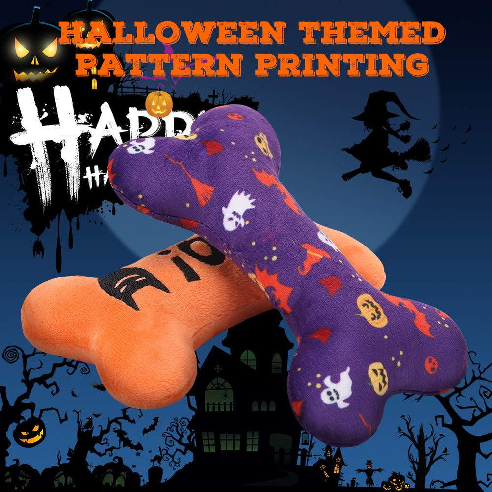 SCENEREAL Halloween moon-print toy provides textured chewing for gum massage