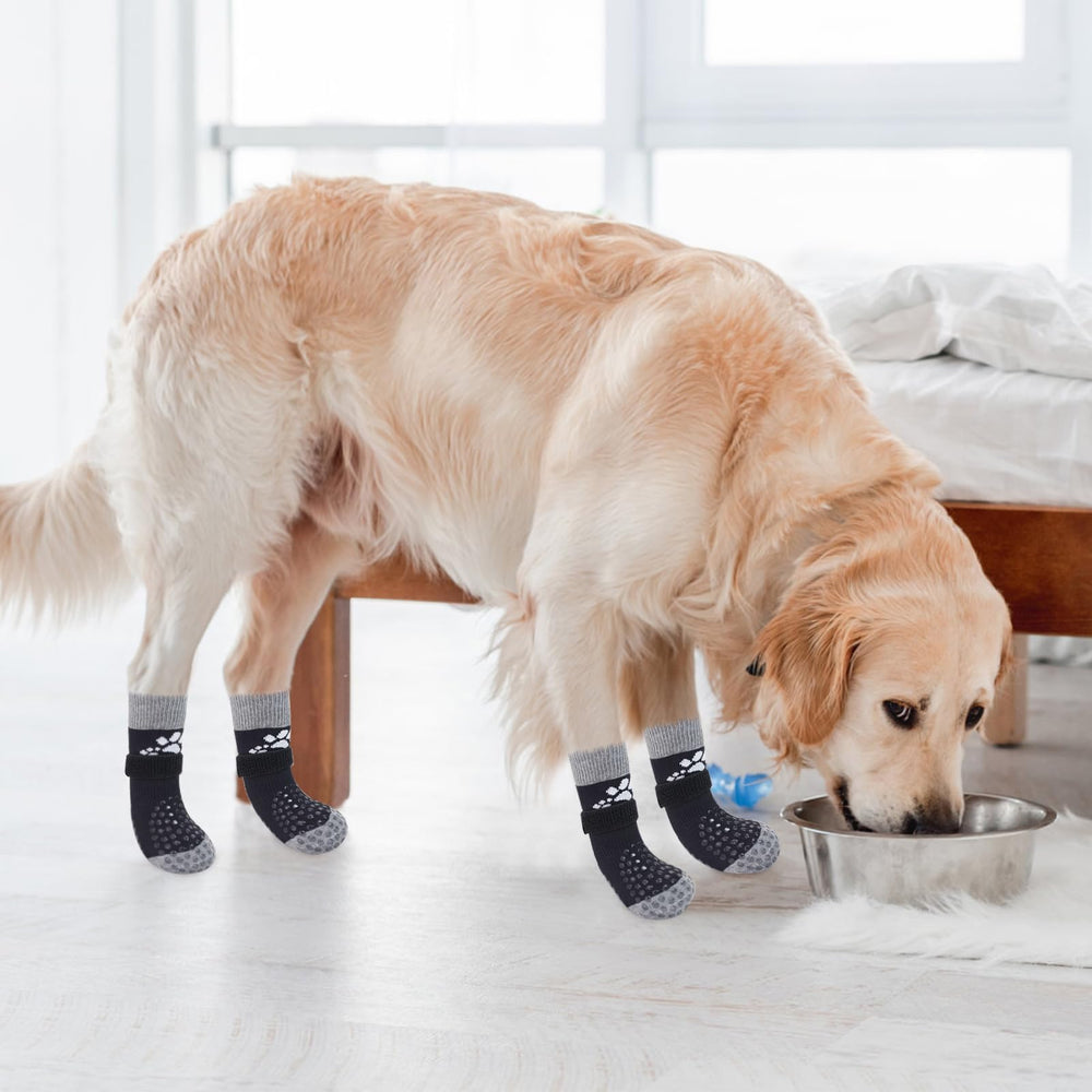 SCENEREAL multiple-size paw socks suited for small to large dogs.
