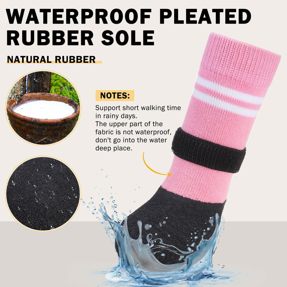 SCENEREAL paw protectors indoors on floor protecting paws and surfaces.