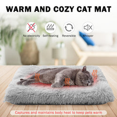 SCENEREAL self-warming cat bed flat-mattress-mode for relaxed lounging as a soft mat