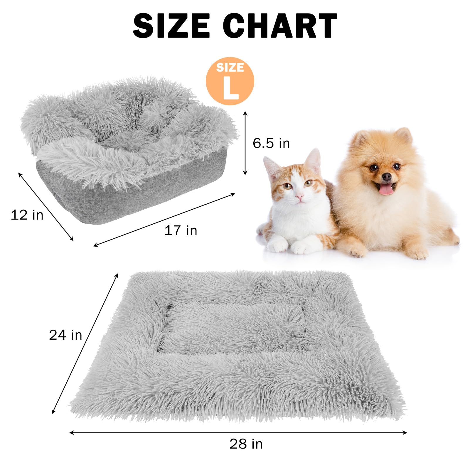 SCENEREAL self-warming cat bed soft-plush-inside delivers plush comfort and breathable warmth