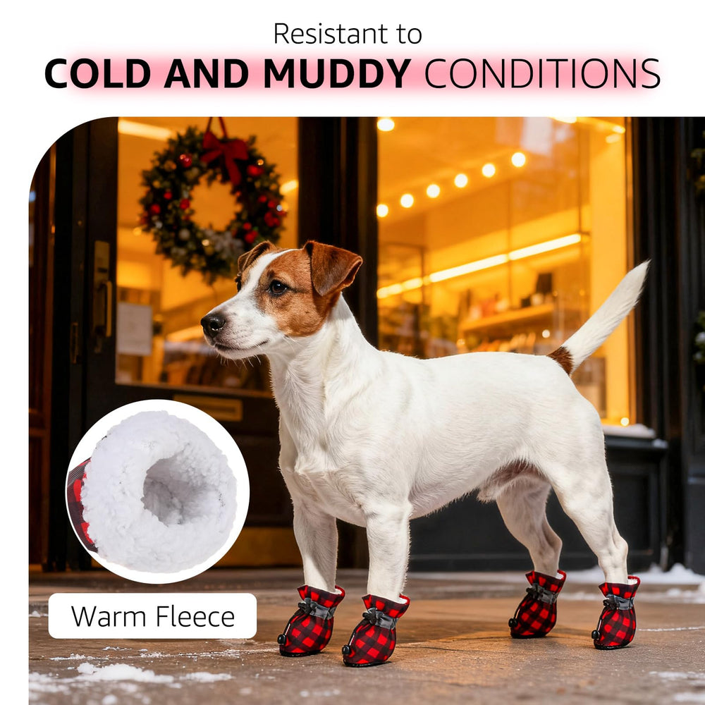 SCENEREAL small dog boots size 3 offer a comfortable fit for tiny paws.