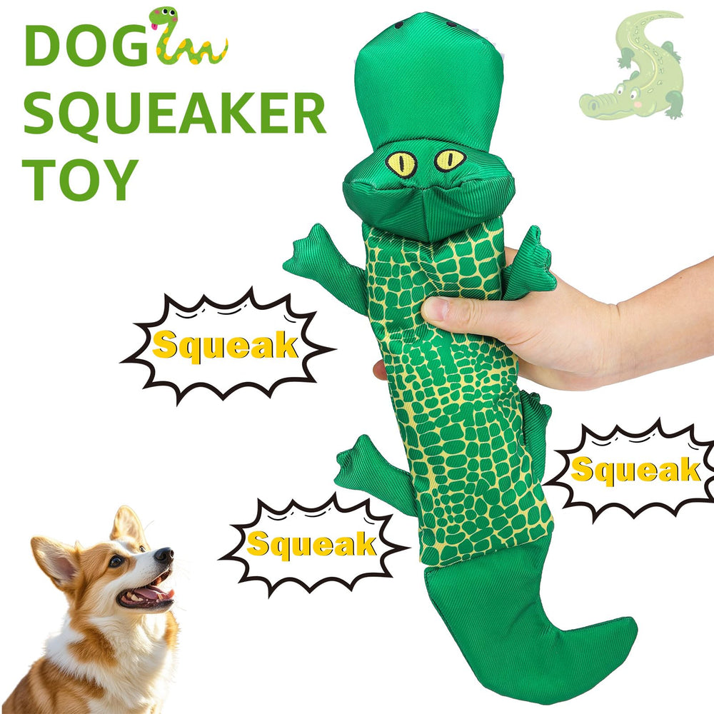 SCENEREAL squeaky chew feature adds audible intrigue during fetch and tug.