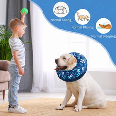 SCENEREAL tejido-suave-exterior-collar-perros: contacto cómodo para uso prolongado.